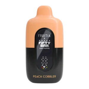 Peach Cobbler Fruitia X Fifty Bar