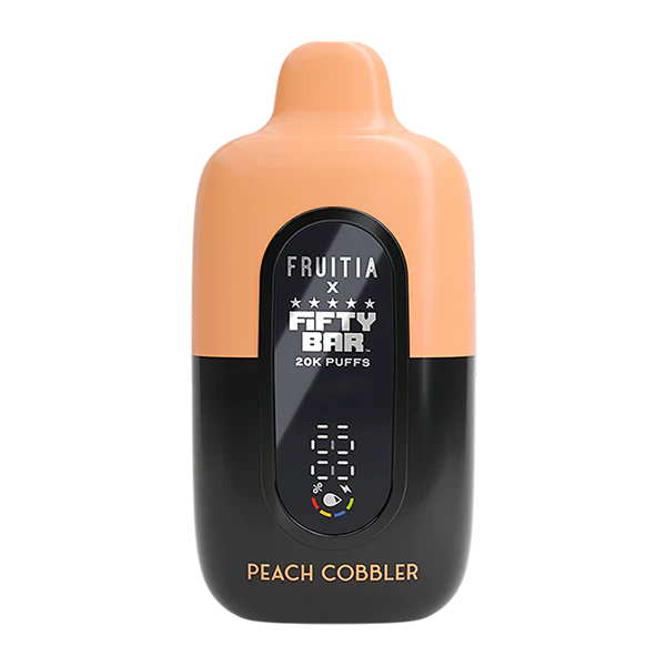 Peach Cobbler Fruitia X Fifty Bar