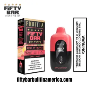 Apple Cronut Fruitia X Fifty Bar 20K Puffs Disposable Vape