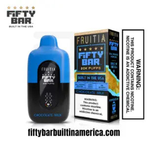 Chocolate Milk Fruitia X Fifty Bar 20K Puffs Disposable Vape