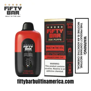 Cinnamon Funnel Cake Fifty Bar 20K Puffs Disposable Vape