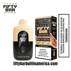 Cookie Butter Fruitia X Fifty Bar 20K Puffs Disposable Vape
