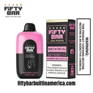 Strawberry Cereal Donut Milk Fifty Bar 20K Puffs Disposable Vape