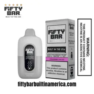 Strawberry Kiwi Ice Fifty Bar 20K Puffs Disposable Vape
