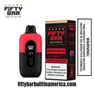 Strawberry Lemon Grape Fifty Bar 20K Puffs Disposable Vape