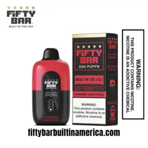 Strawberry Super Strudel Fifty Bar 20K Puffs Disposable Vape