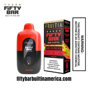 Swedish Fish Fruitia X Fifty Bar 20K Puffs Disposable Vape