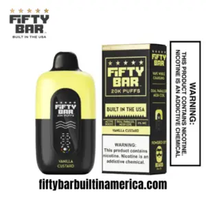Vanilla Custard Fifty Bar 20K Puffs Disposable Vape