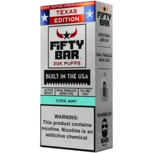 Cool Mint Texas X Fifty Bar 20k
