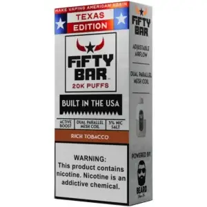 Rich Tobacco Texas X Fifty Bar 20k