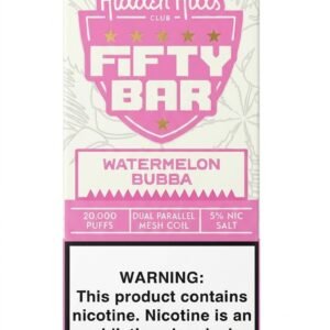 Watermelon Bubba Hidden Hills X Fifty Bar 20k Puffs