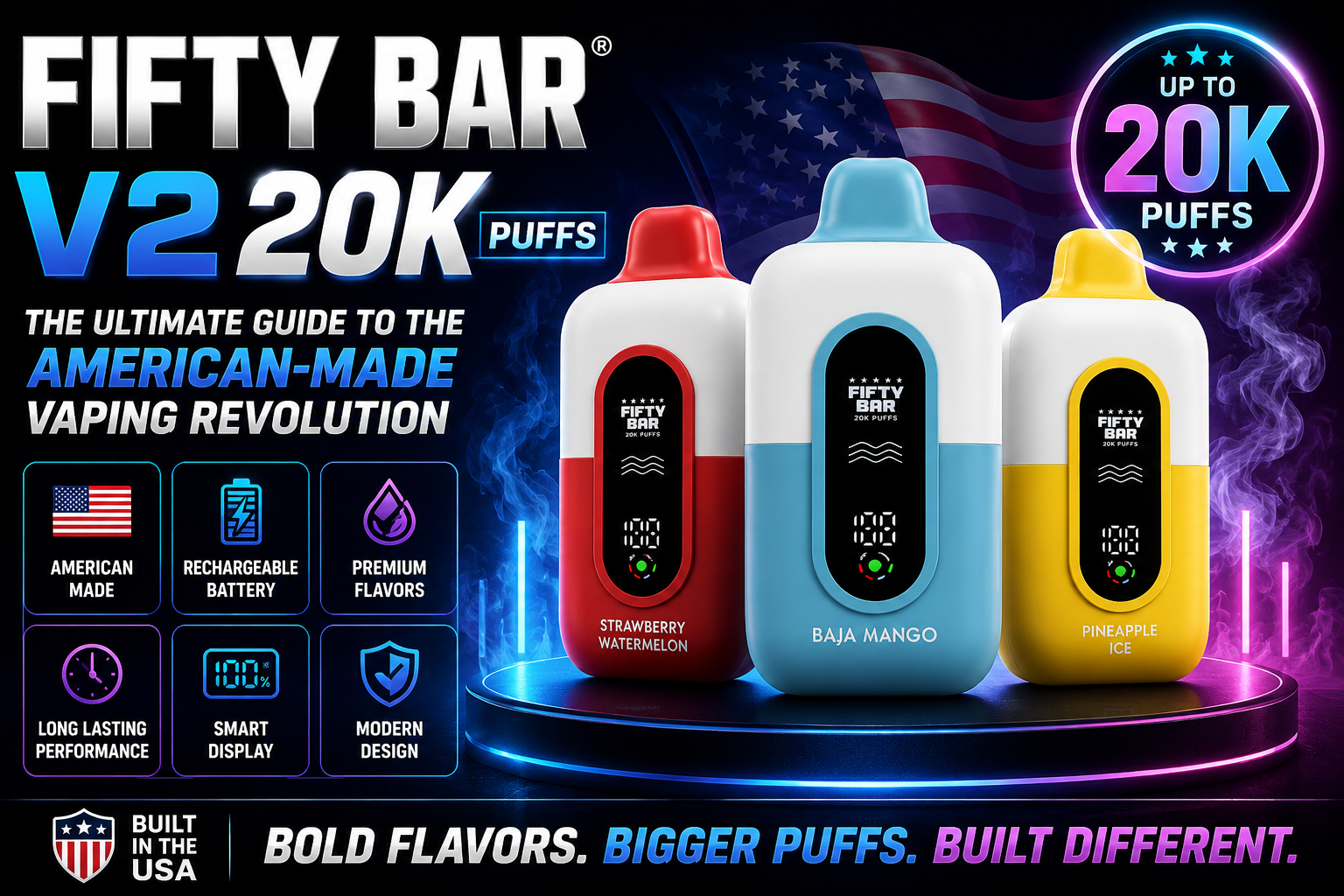 Fifty Bar V2 20K Puffs