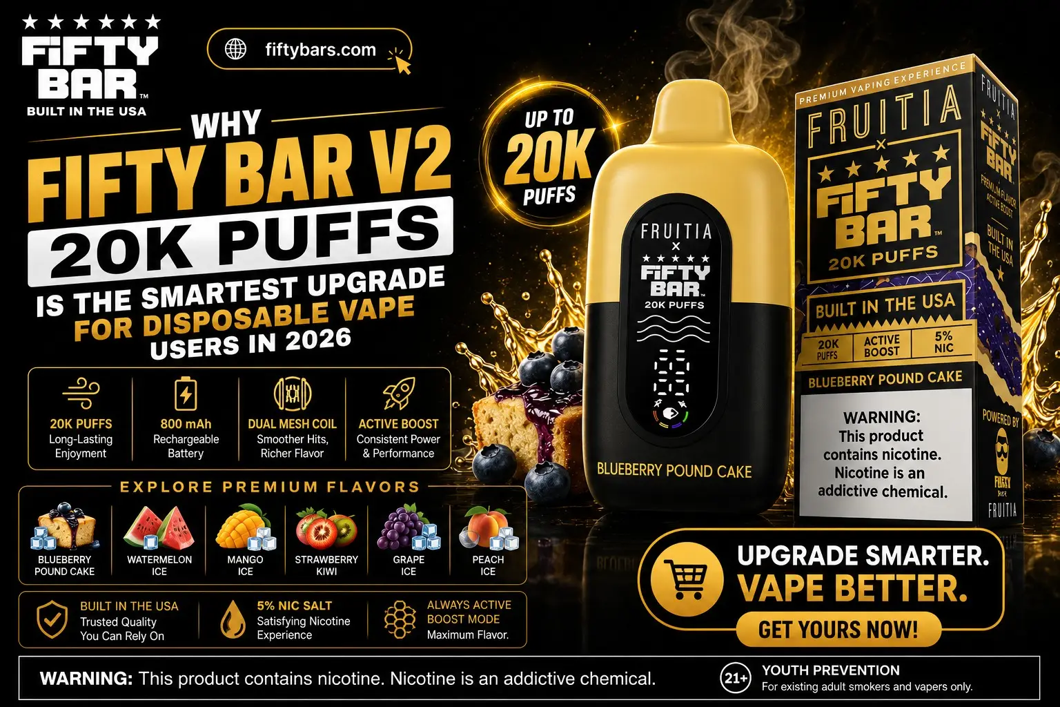 Fifty Bar V2 20K