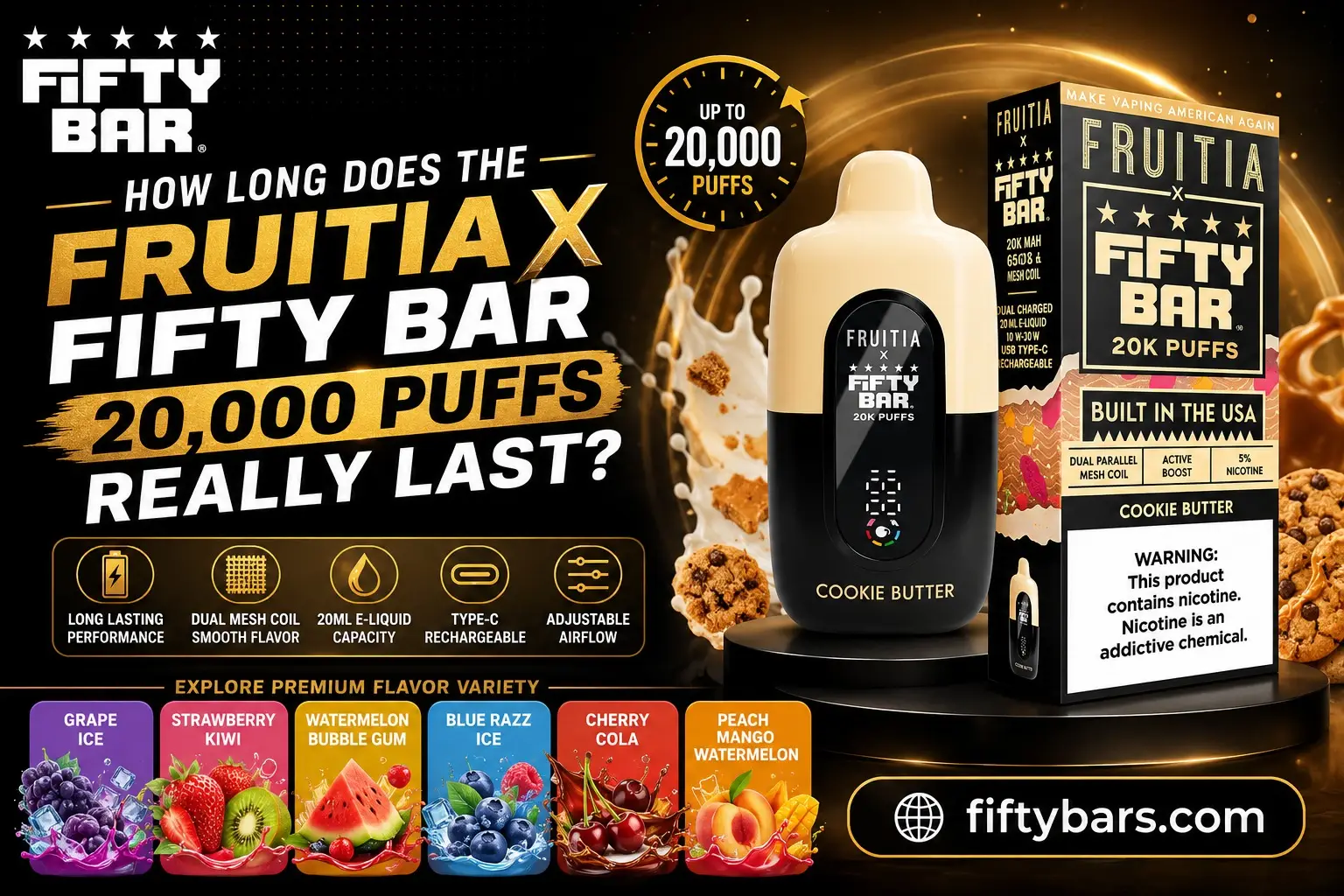 Fruitia X Fifty Bar